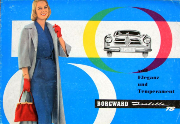 Borgward Isabella TS Modelprogram 1957 Carbrochure (10023)